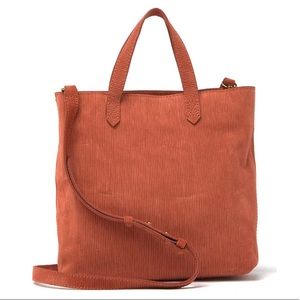Madewell Leather Ziptop Transport Crossbody Bag